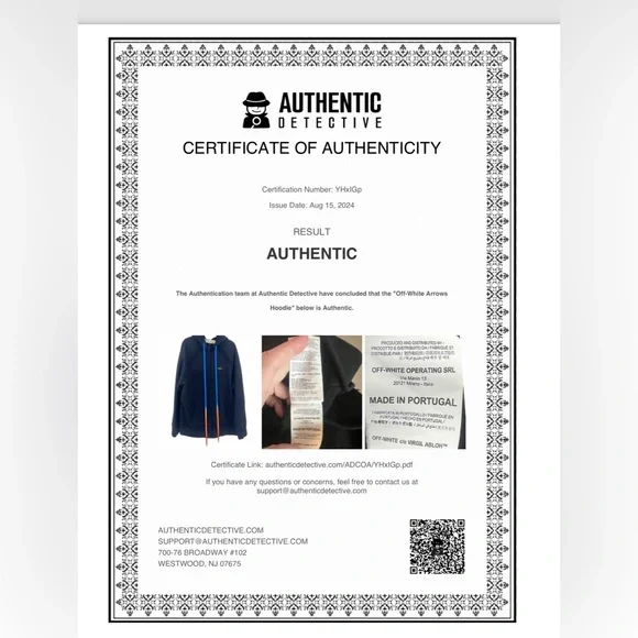 Unisex OFF-WHITE Oversized Arrows Hoodie Size S